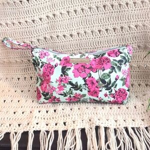 NEW RARE Betsey Johnson Large Floral Bag Purse Wristlet